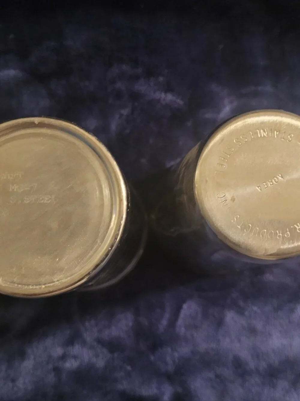 Set of 4 Vintage Stainless Steel Restaurant Milkshake Mixer Cups - Retro Soda Fo